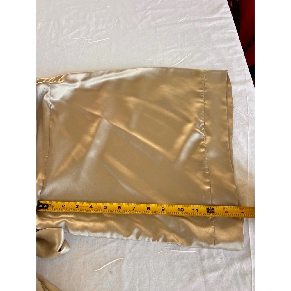 Vintage Champagne Natori nightgown peignoir and robe set Y2K size petite